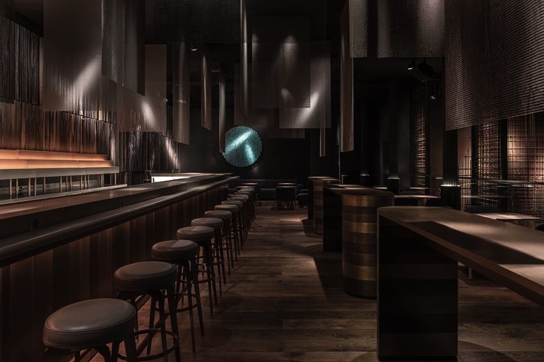 Eastern Zen-inspired Bar Restaurant Interior Eastern Zen-inspired Bar Restaurant Interior